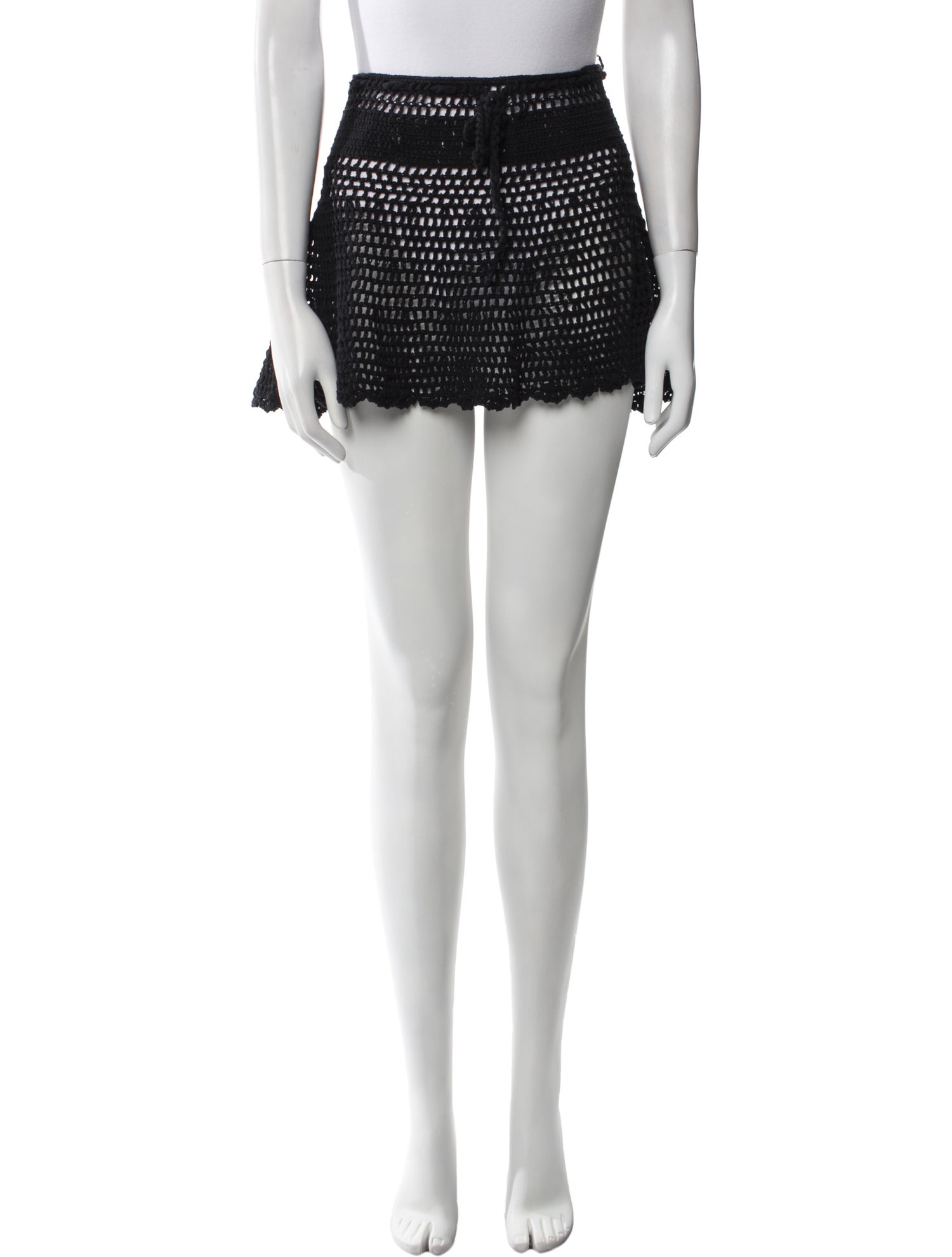 Akoia Swim Lace Pattern Mini Skirt