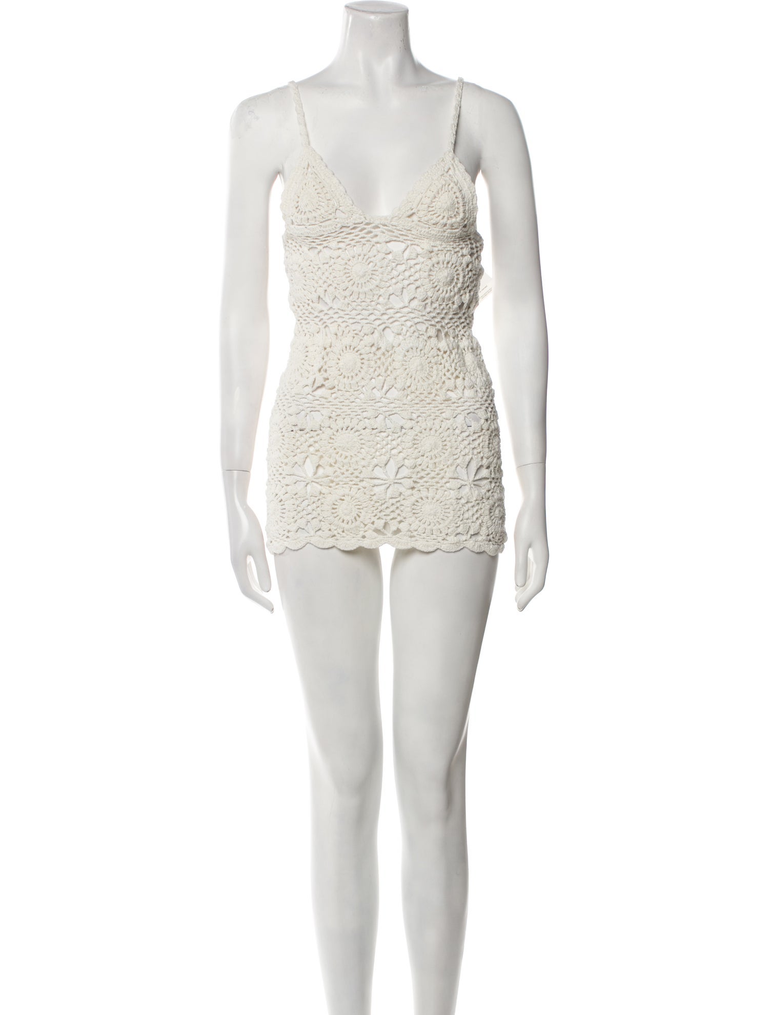 Akoia Swim Lace Pattern Mini Dress