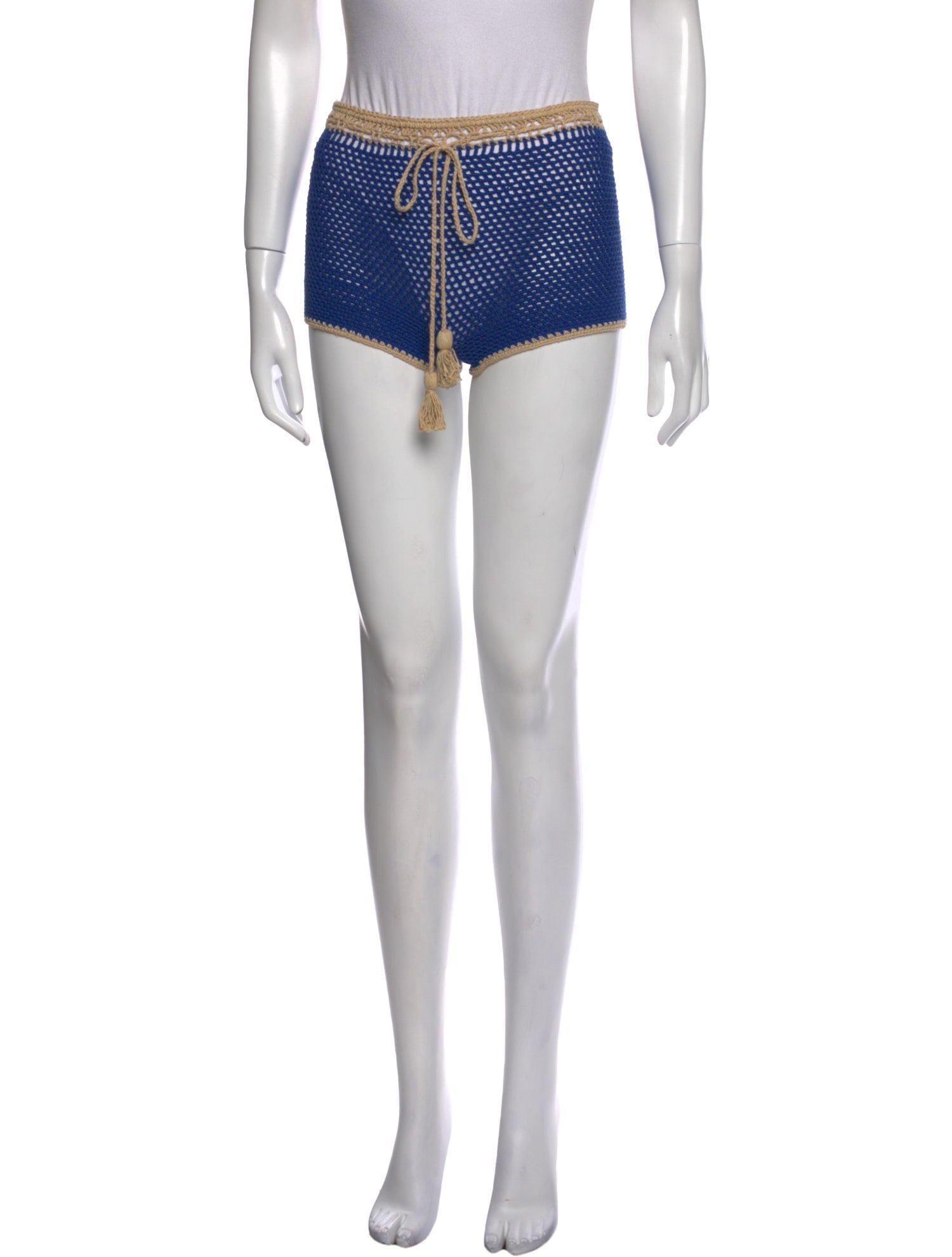 Akoia Swim Lace Pattern Mini Shorts