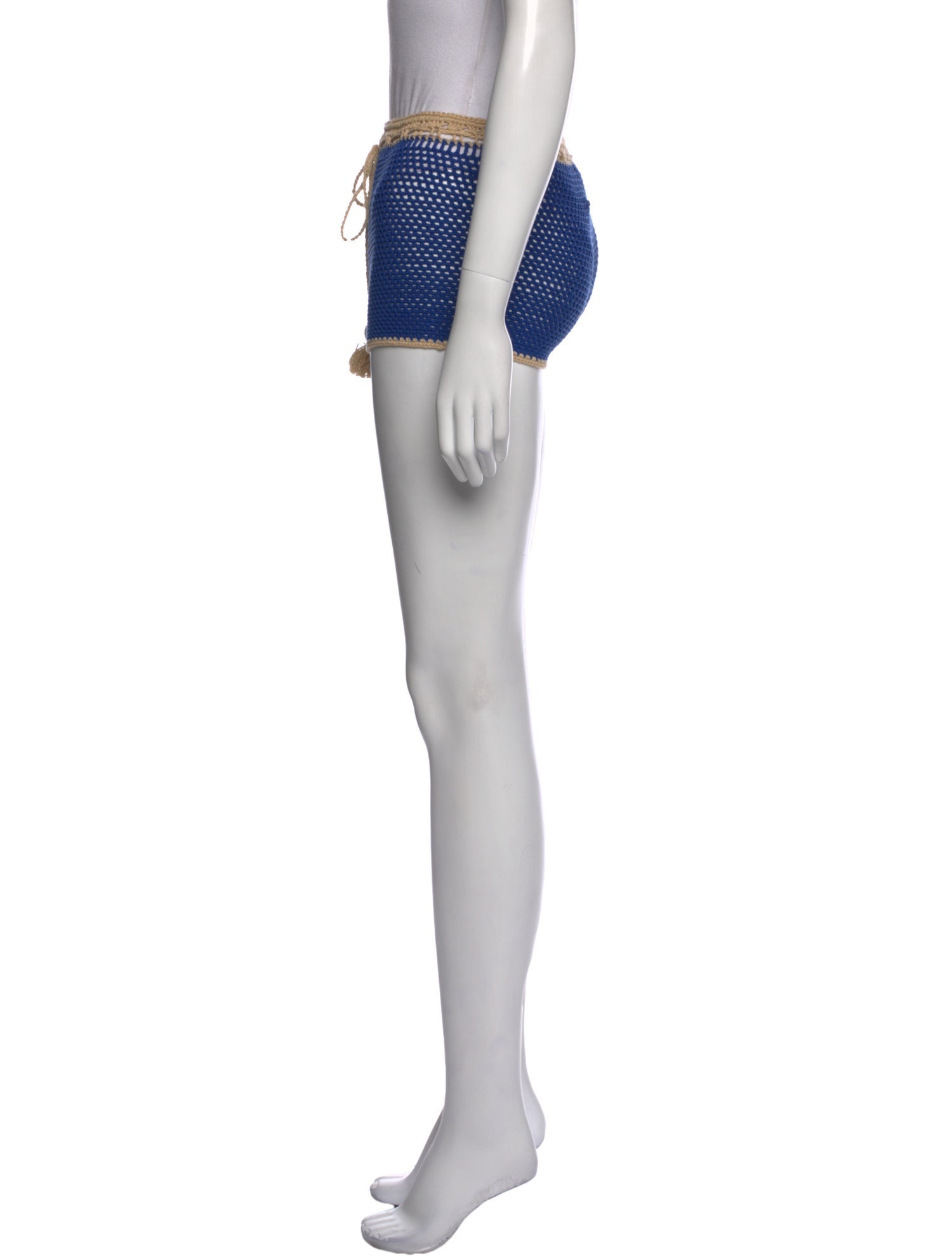 Akoia Swim Lace Pattern Mini Shorts