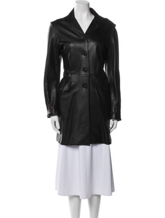 Alfaro 1926 Leather Peacoat