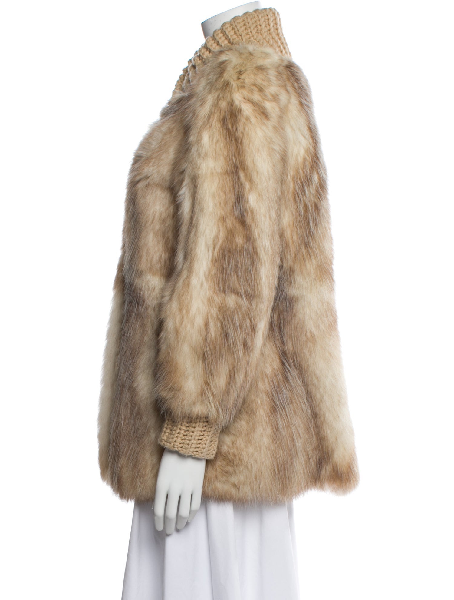 Alixandre Furs Sable Printed Fur Coat