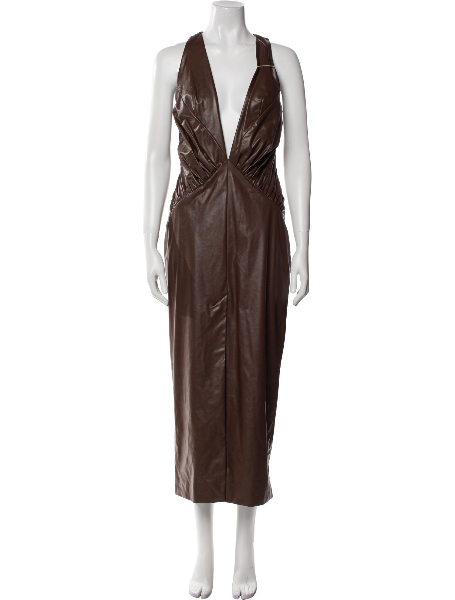 Aleksandre Akhalkatsishvili V-Neck Long Dress w/ Tags