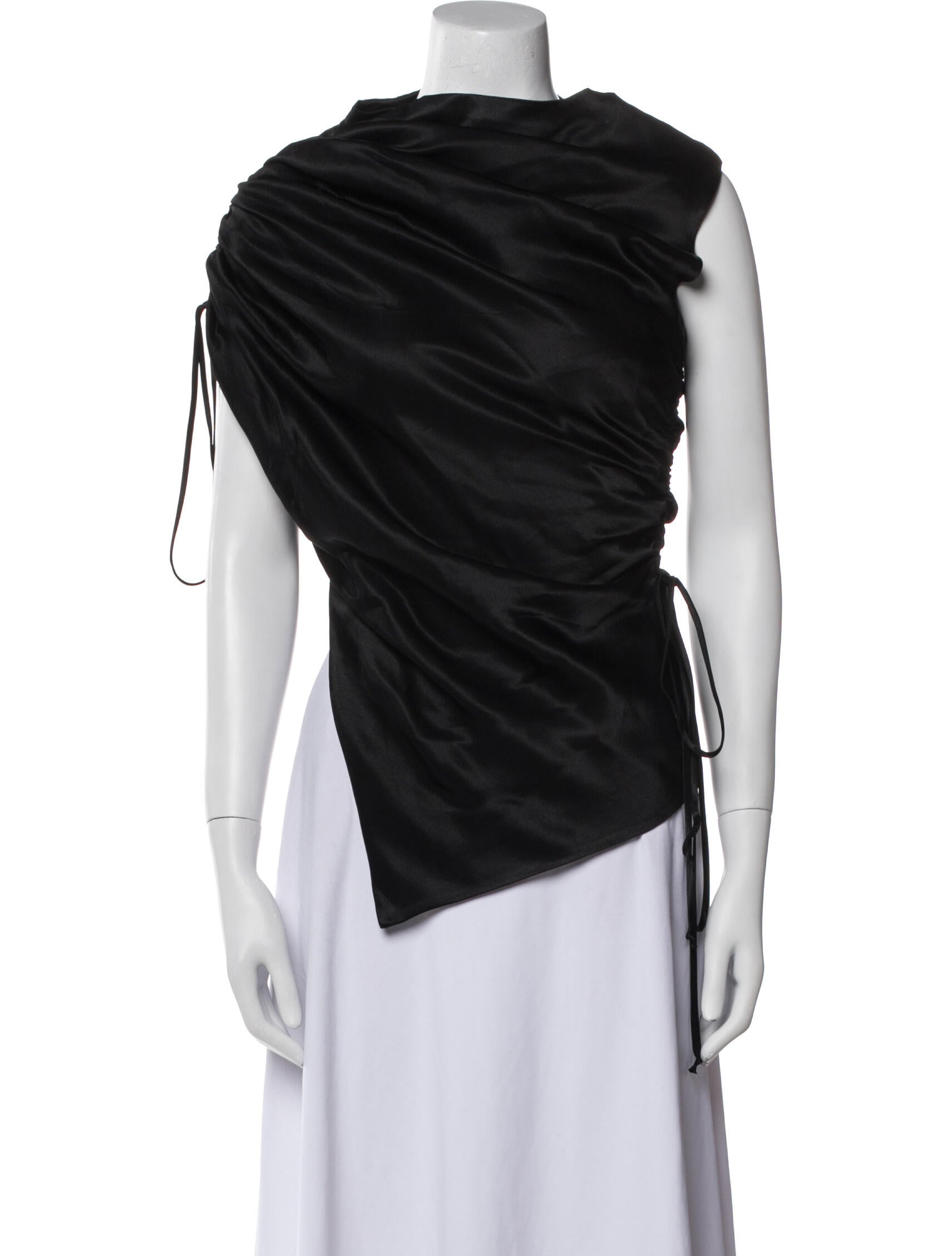 Aleksandre Akhalkatsishvili Cowl Neck Sleeveless Top