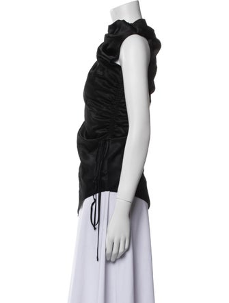 Aleksandre Akhalkatsishvili Cowl Neck Sleeveless Top