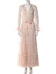 Alessia Zamattio Silk Long Dress