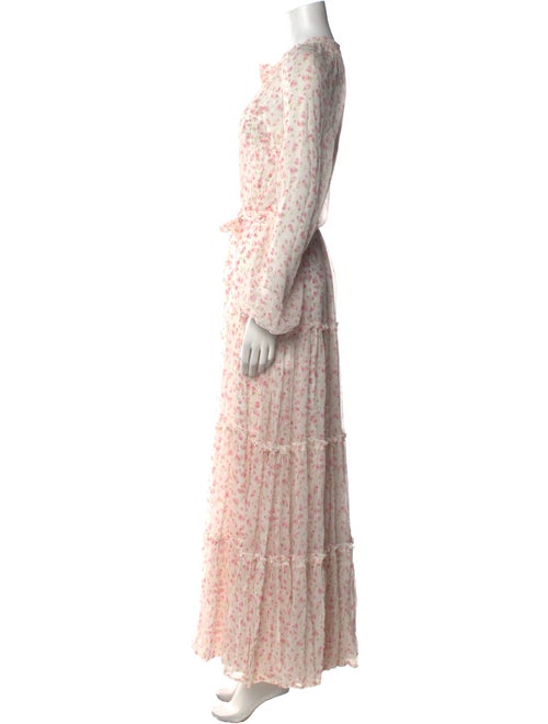 Alessia Zamattio Silk Long Dress