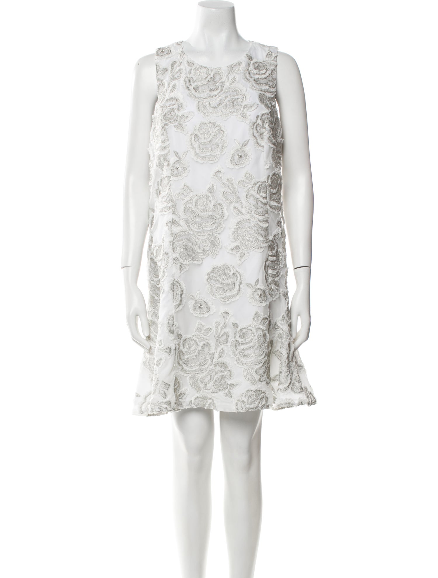 ALICE WALK Floral Print Mini Dress