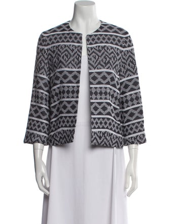 ALICE WALK Tweed Pattern Evening Jacket