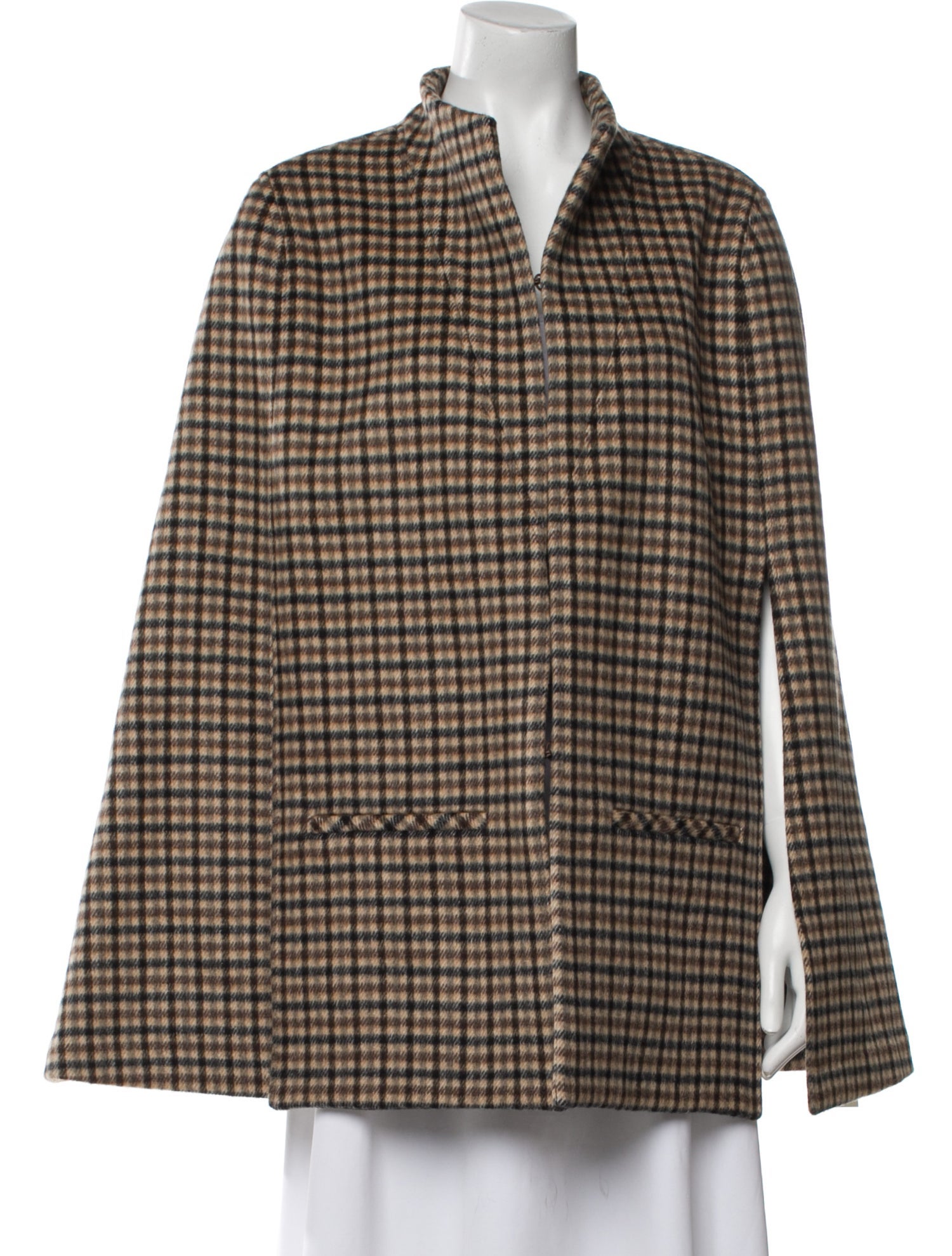 ALICE WALK Virgin Wool Printed Coat w/ Tags