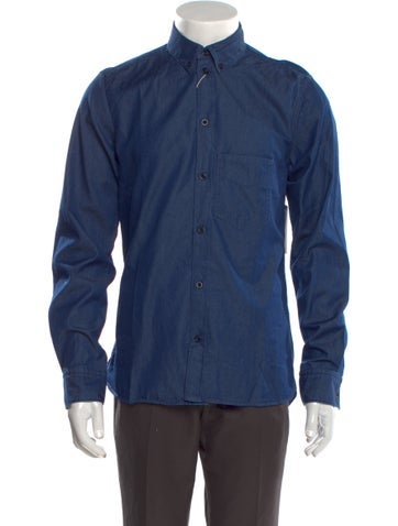 Albam Casual Shirts Long Sleeve Denim Shirt XS