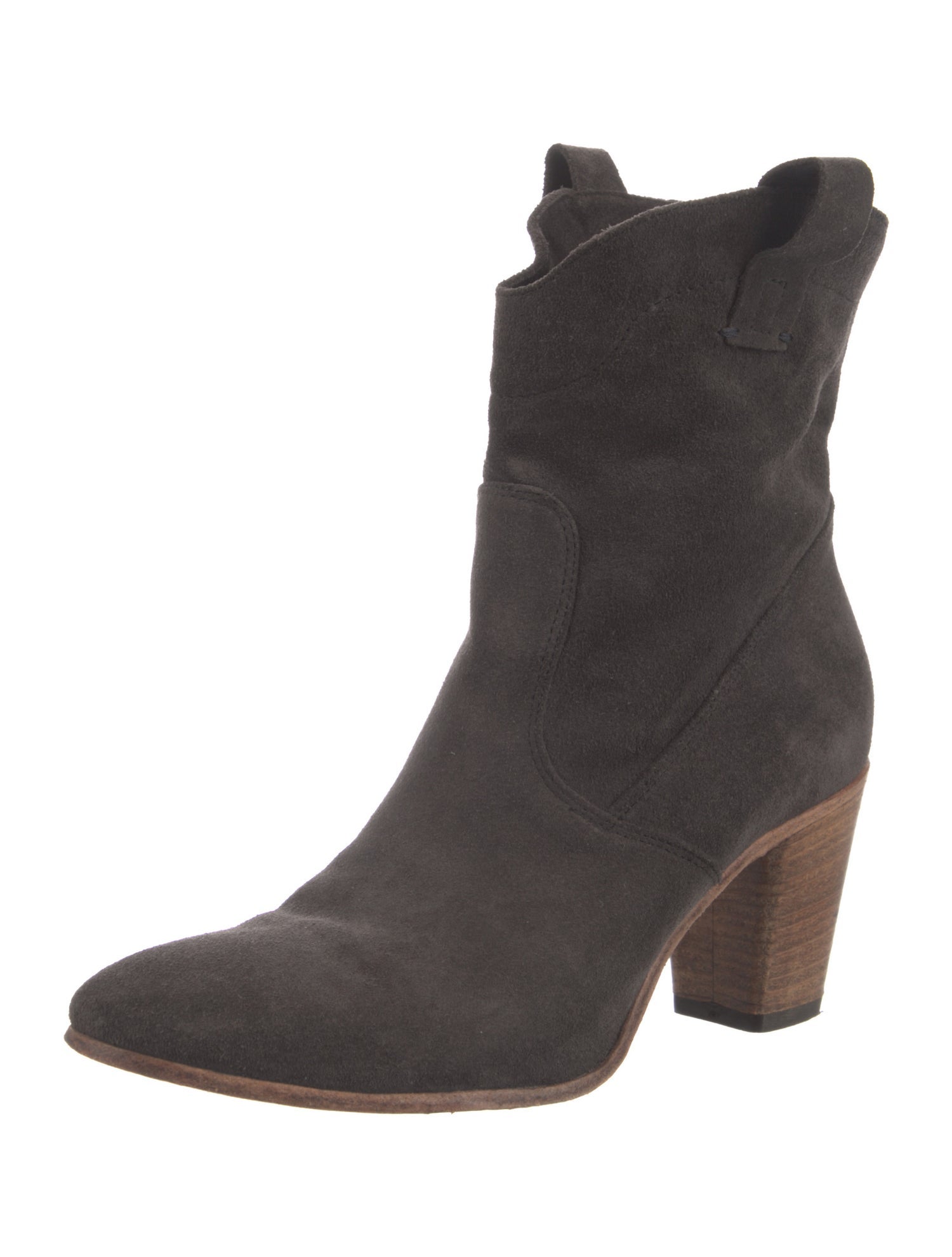 Alberto Fermani Suede Western Boots