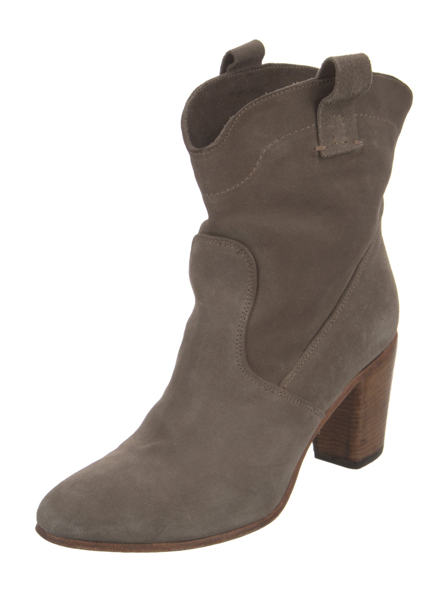 Alberto Fermani Suede Western Boots