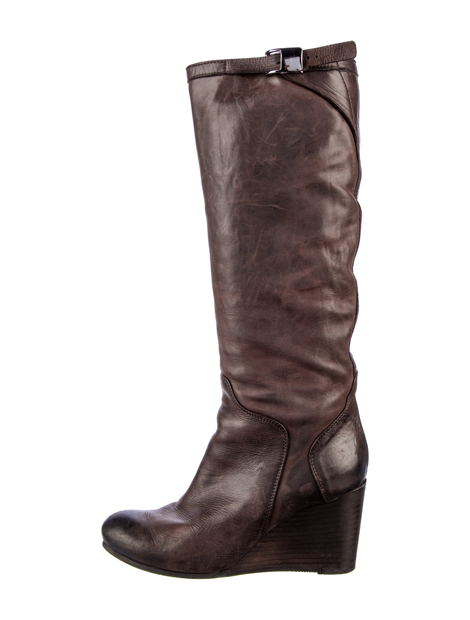 Alberto Fermani Leather Riding Boots