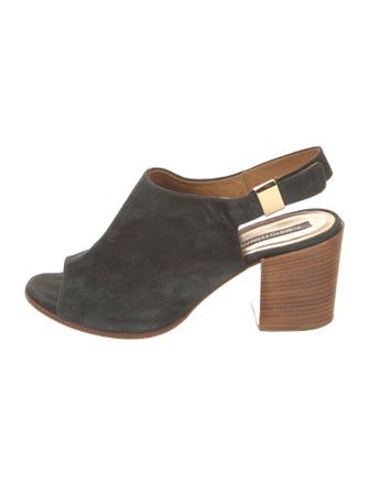 Alberto Fermani Suede Slingback Sandals