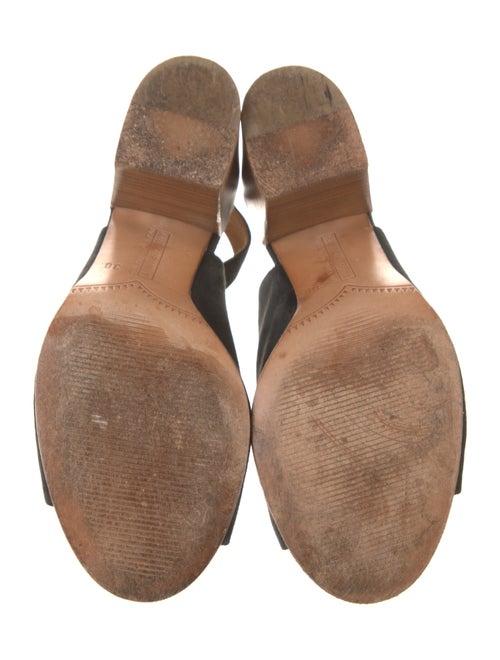 Alberto Fermani Suede Slingback Sandals