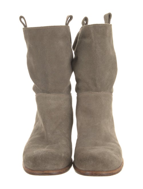 Alberto Fermani Suede Moto Boots