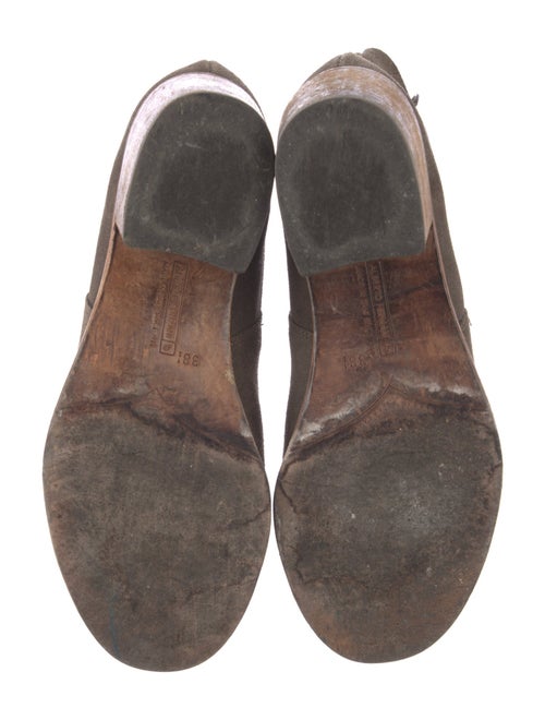 Alberto Fermani Suede Colorblock Pattern Chelsea Boots