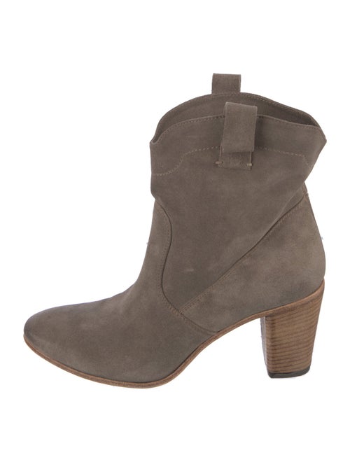 Alberto Fermani Suede Western Boots