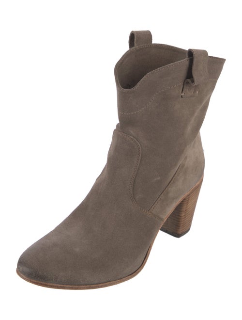 Alberto Fermani Suede Western Boots