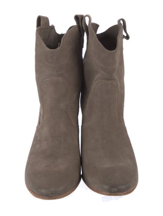 Alberto Fermani Suede Western Boots
