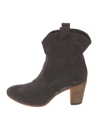 Alberto Fermani Suede Western Boots