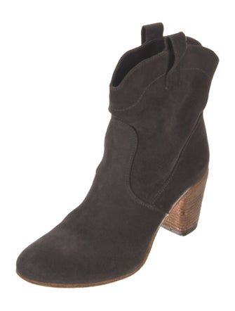 Alberto Fermani Suede Western Boots