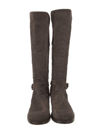 Alberto Fermani Suede Riding Boots