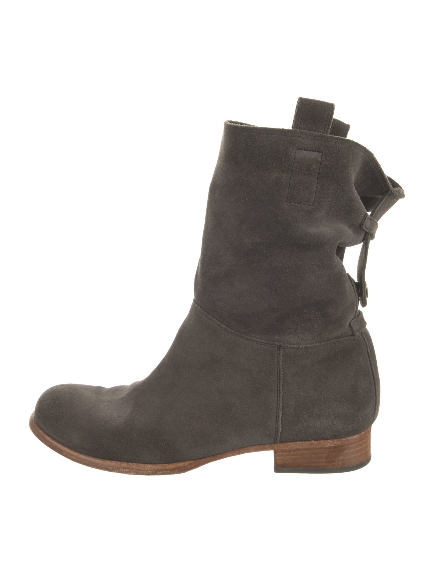 Alberto Fermani Suede Moto Boots