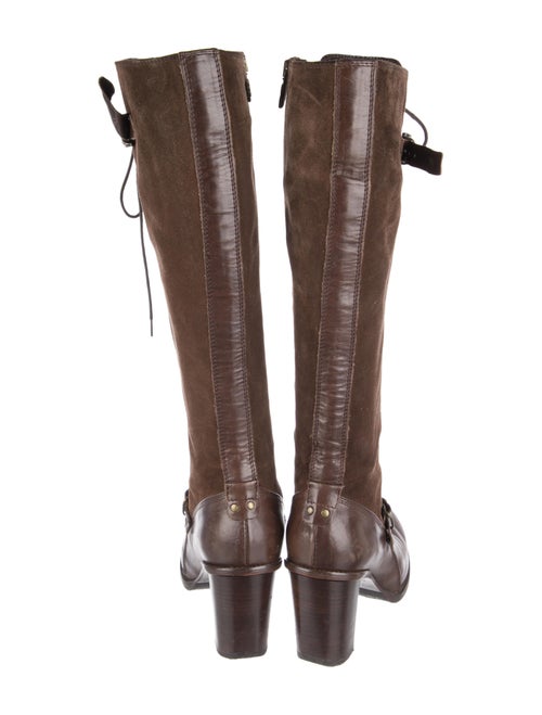 Alberto Fermani Suede Lace-Up Boots