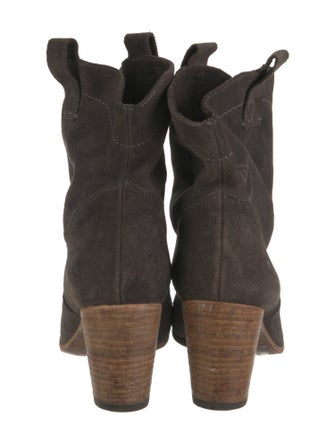Alberto Fermani Suede Western Boots