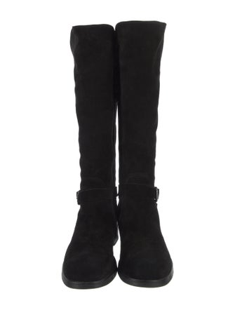 Alberto Fermani Suede Riding Boots