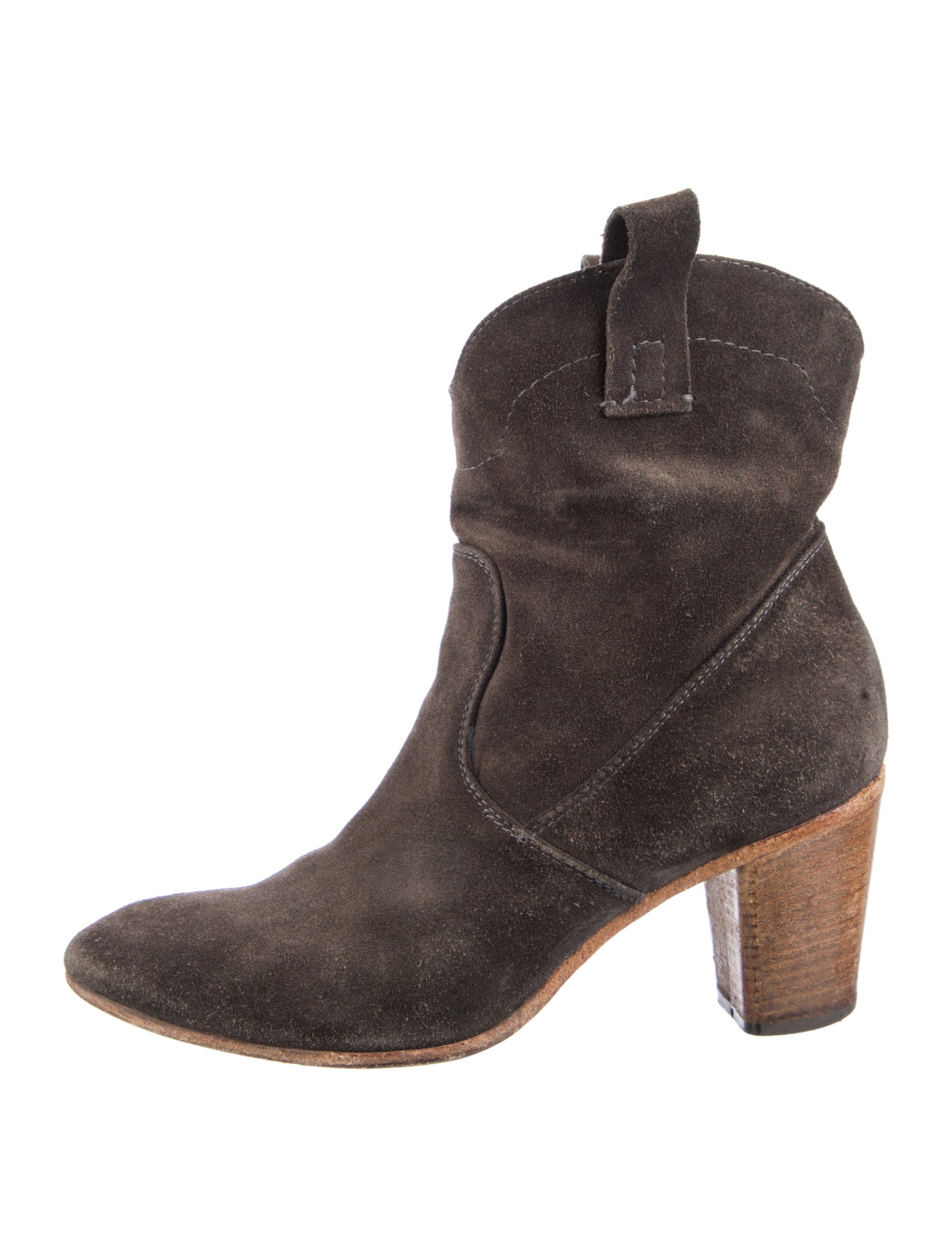 Alberto Fermani Suede Western Boots