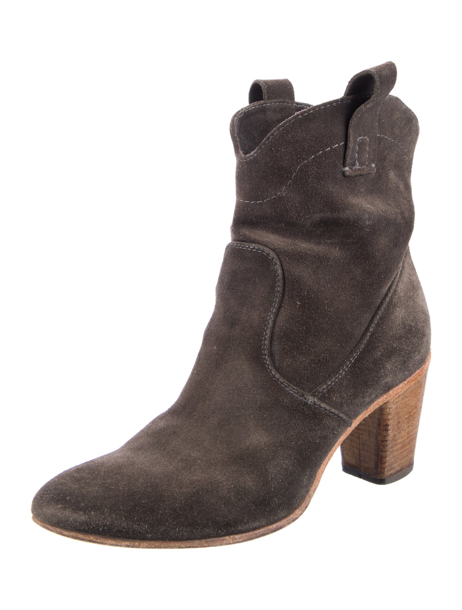 Alberto Fermani Suede Western Boots