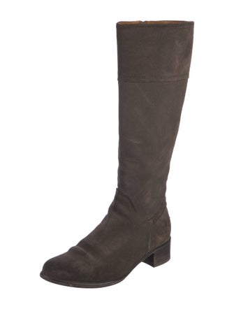 Alberto Fermani Suede Riding Boots