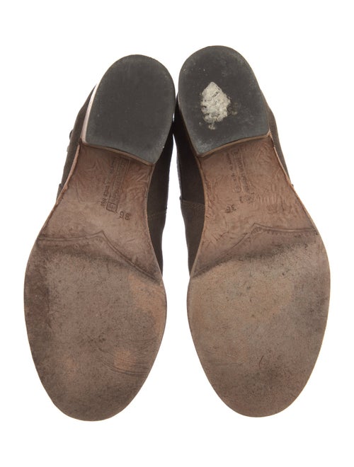 Alberto Fermani Suede Colorblock Pattern Chelsea Boots