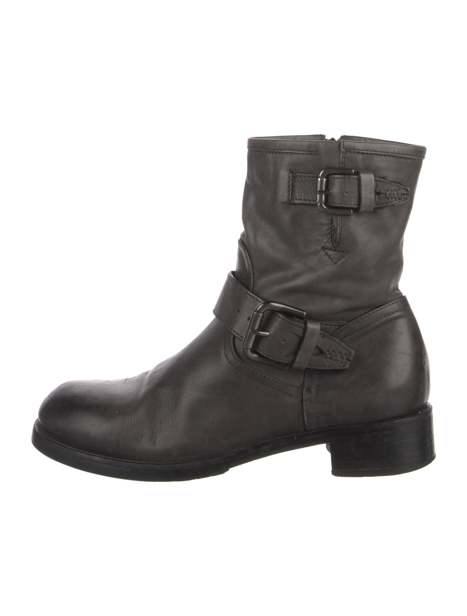 Alberto Fermani Leather Moto Boots
