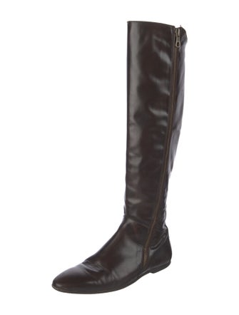 Alberto Fermani Leather Riding Boots