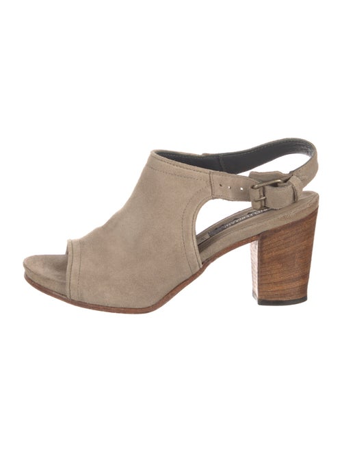 Alberto Fermani Suede Slingback Sandals