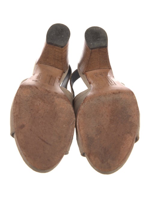 Alberto Fermani Suede Slingback Sandals