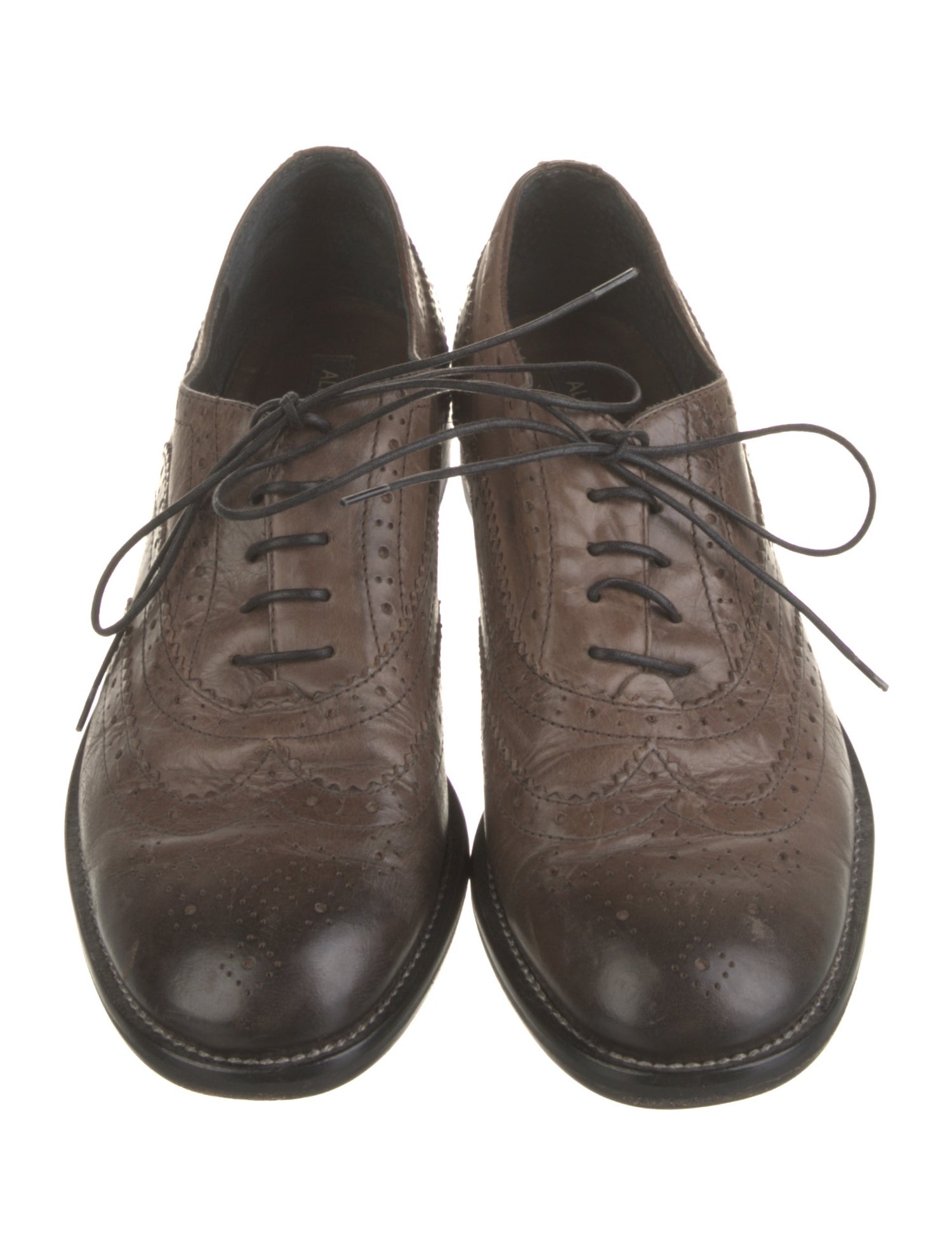 Alberto Fermani Leather Oxfords