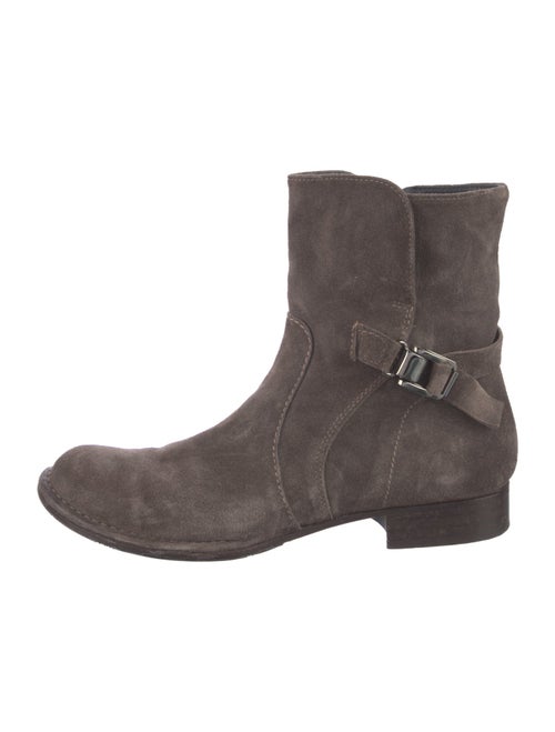 Alberto Fermani Suede Moto Boots