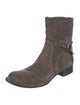 Alberto Fermani Suede Moto Boots
