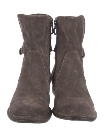 Alberto Fermani Suede Moto Boots
