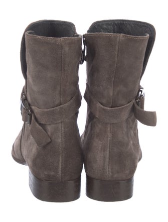 Alberto Fermani Suede Moto Boots