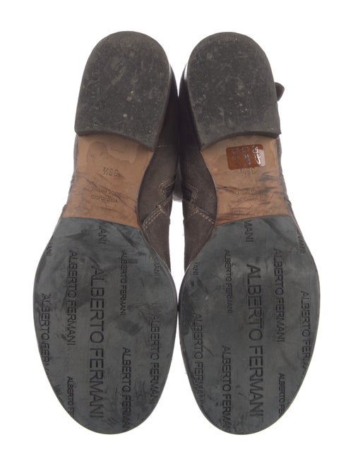 Alberto Fermani Suede Moto Boots
