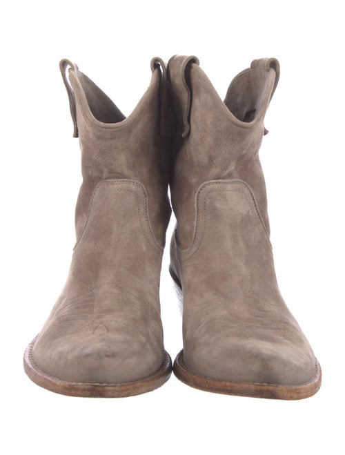 Alberto Fermani Suede Western Boots