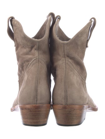 Alberto Fermani Suede Western Boots