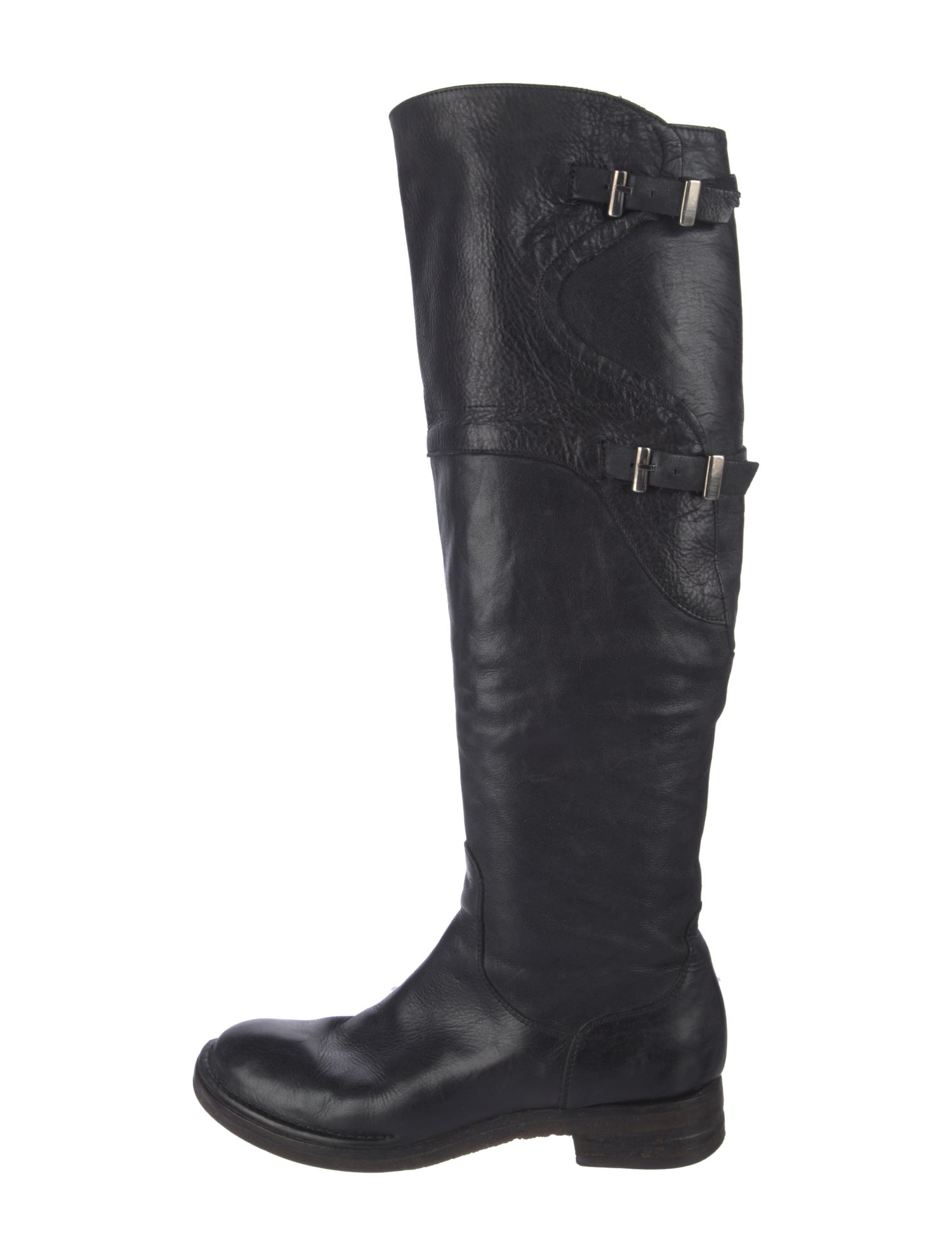 Alberto Fermani Leather Riding Boots