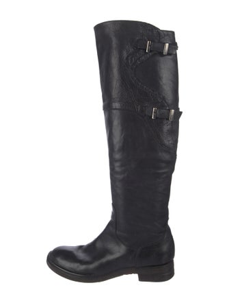 Alberto Fermani Leather Riding Boots